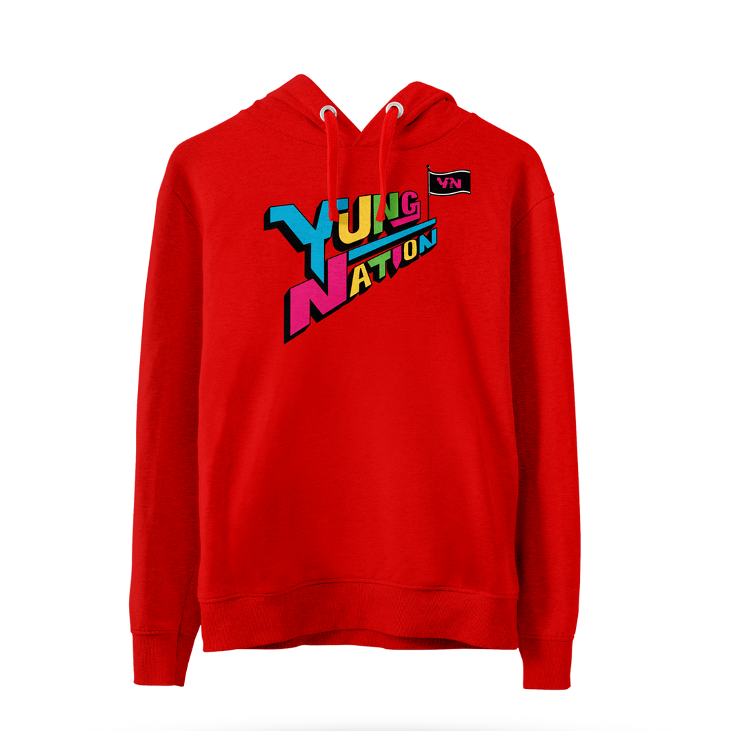 Yung Nation Hoodie  - Red